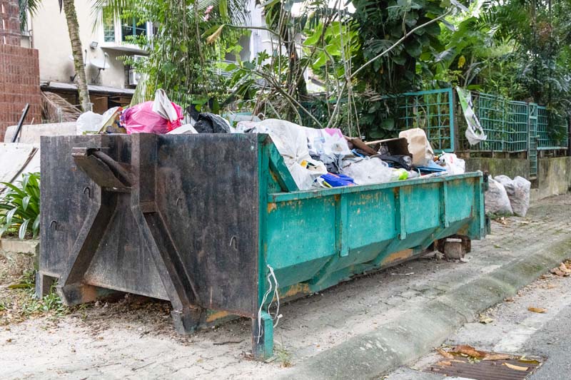 We have the right vehicle's and muscle to dispose of all large items