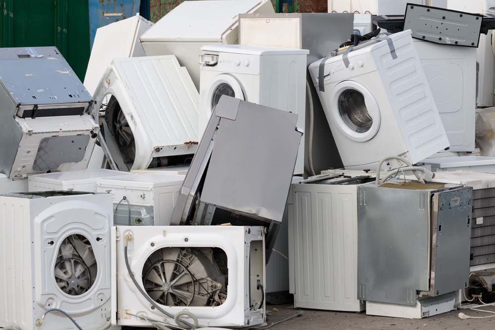 Old microwaves, stove's, fridge, dishwashers, toasters, food mixers and juicers and even old vacuums